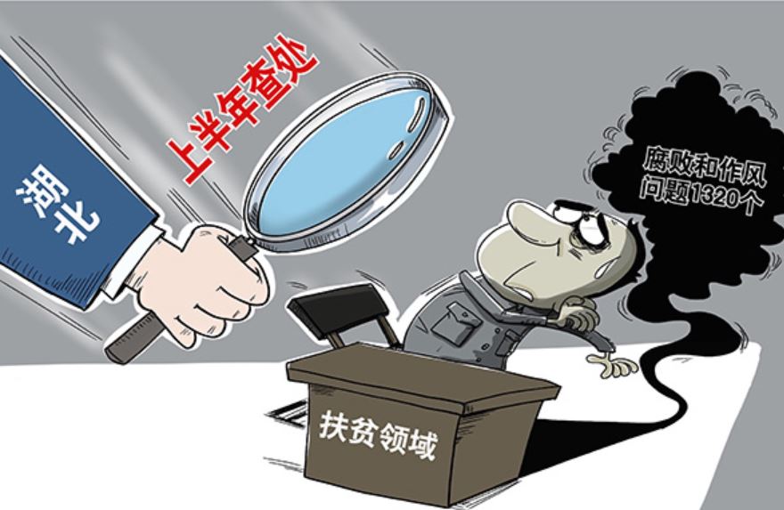 湖北：上半年查处扶贫领域腐败和作风问题1320个 