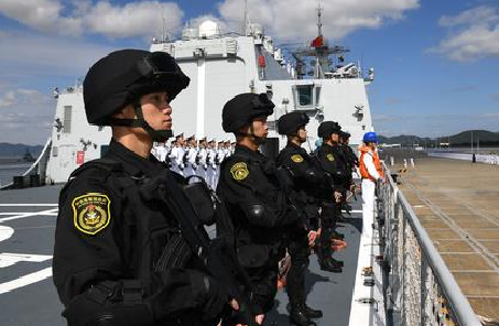 中国海军第35批护航编队凯旋