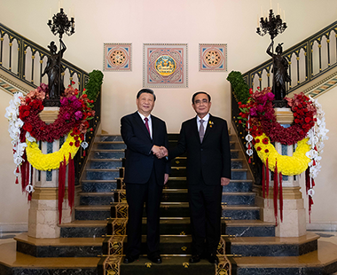 习近平同泰国总理巴育举行会谈 