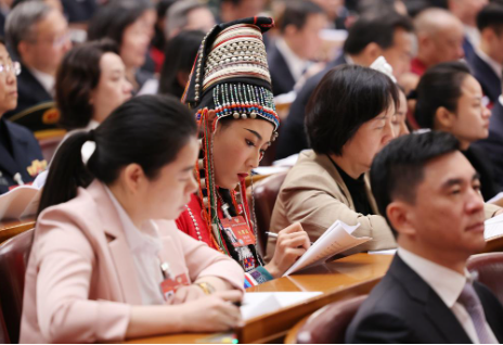 全国政协十四届二次会议举行第二次全体会议